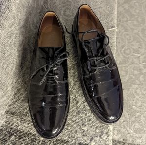 Franco Sarto patent oxfords size 9